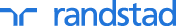 Randstad Logo on AccuStaff temp agency web site